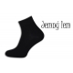 Kvalitné čierne bavlnené super pánske ponožky